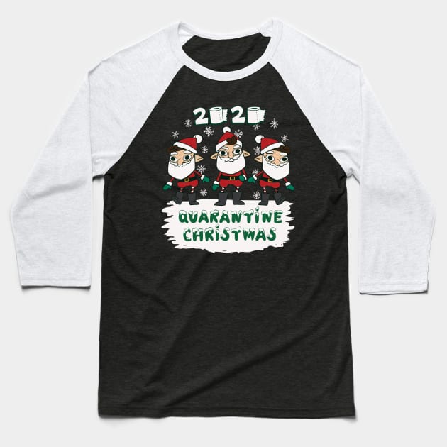 Quarantine Christmas 2020 Gnomes Baseball T-Shirt by Printroof